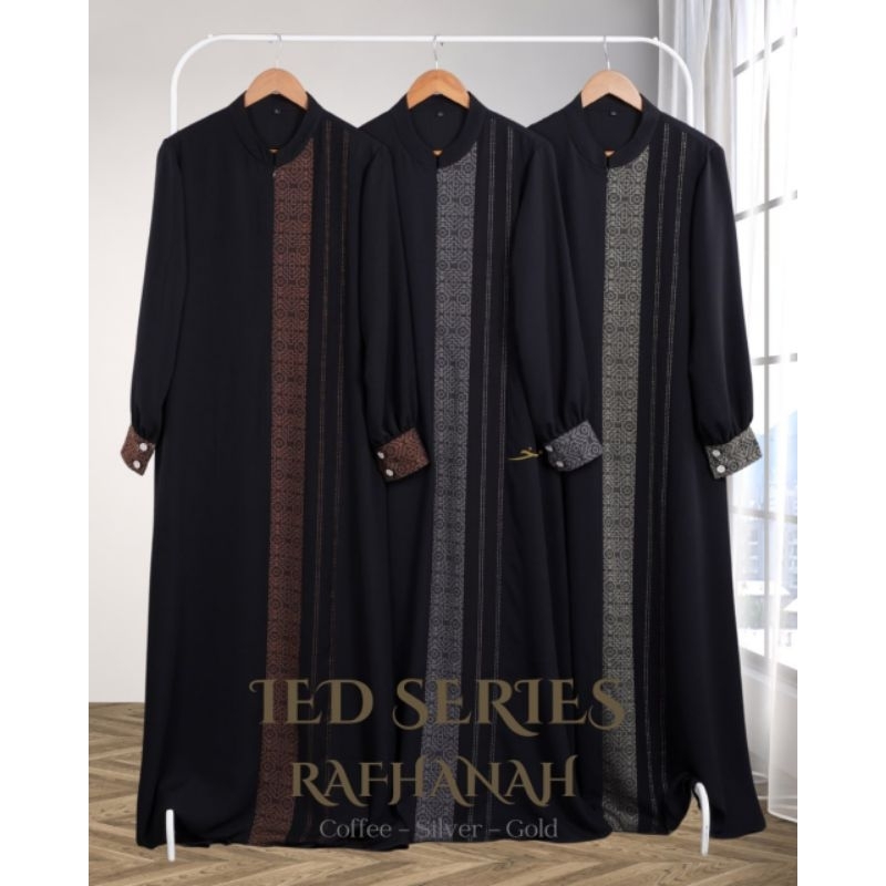 RAFHANAH Gamis JETBLACK • Khadijah Indonesia #dhiyasyari #khadijahindonesia