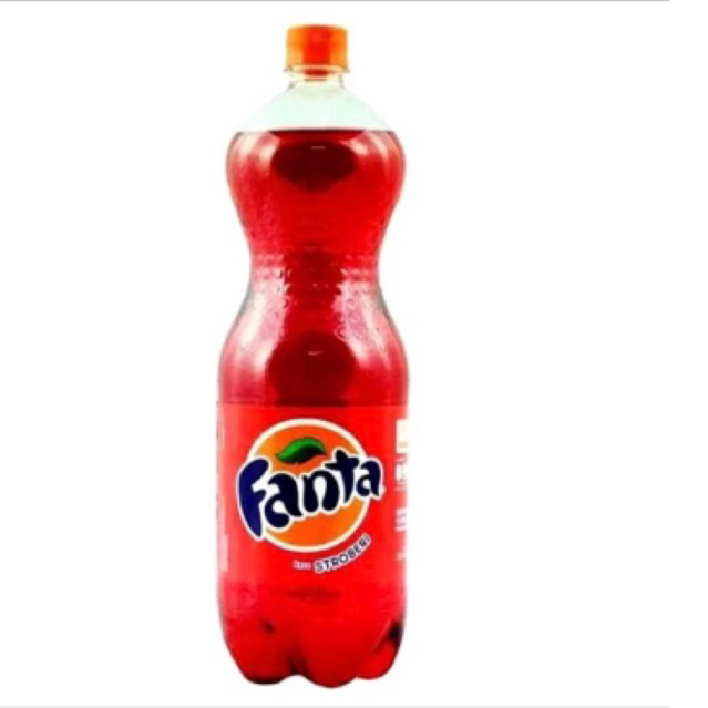 

Fanta minuman bersoda rasa stroberi 1,5Liter