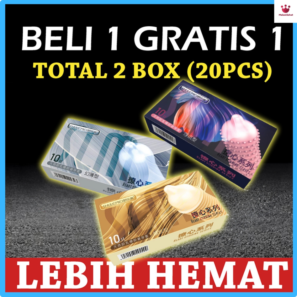 Kondom SLM Premium Bergerigi Berduri BELI 1 GRATIS 1 - Condom Doddet [Privasi Terjaga]