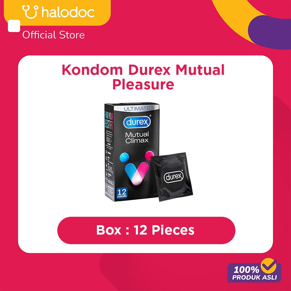 Kondom Durex Mutual Pleasure 12 Pieces
