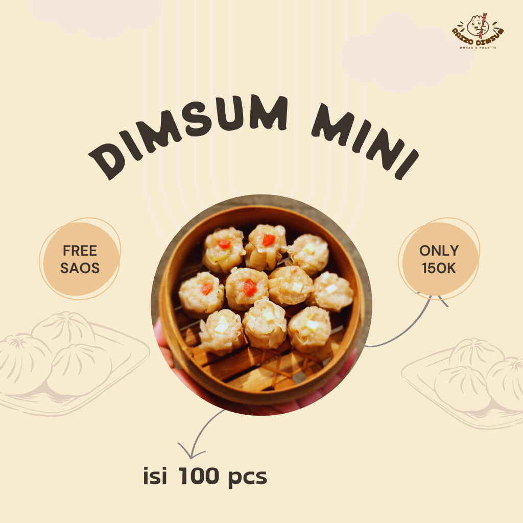 

DIMSUM AYAM MINI MIX (ISI 100 pcs)