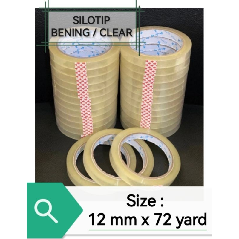 

Silotip Bening, size : 12 mm X 72 Yard
