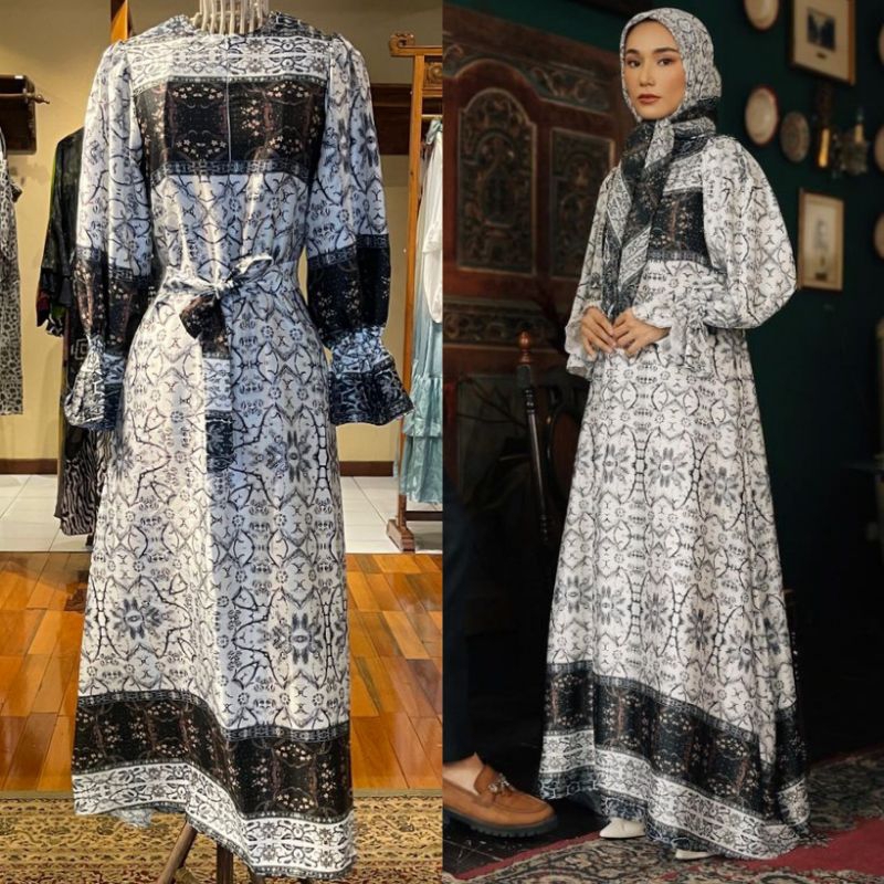 Dress Pelangi Asmara by Dian Pelangi X Barli Asmara LIMITED EDITION Busana Muslim Baju Maxi Gamis Ab