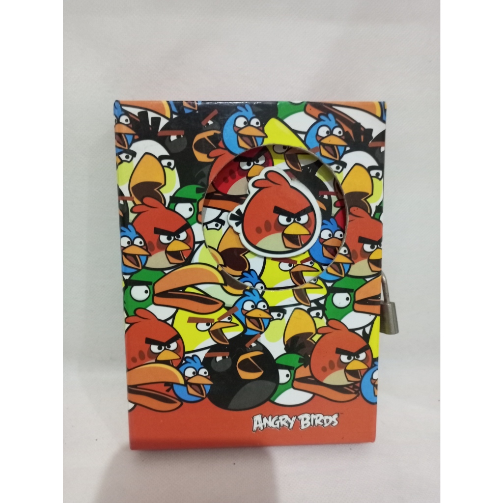 

Notebook Angry Bird Hardcover dengan kunci