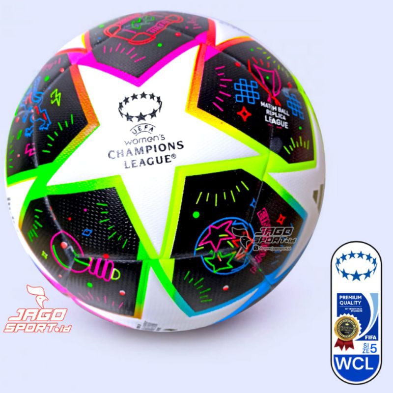 BOLA KAKI SIZE 5 UEFA WOMEN CHAMPIONS LEAGUE UCL WCL SEPAK SEPAKBOLA IMPORT PREMIUM