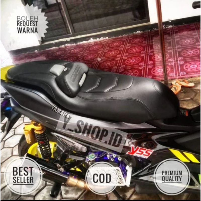Sarung Kulit Jok Yamaha Aerox 125 155 Modifikasi Eropa