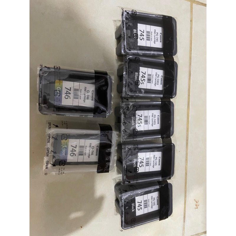 tinta canon 745 XL kosongan