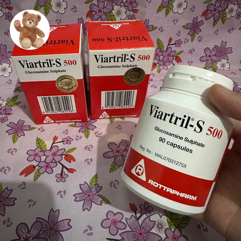 VIATRIL Viartril-S 500 Isi 90 Capsules. Impor.