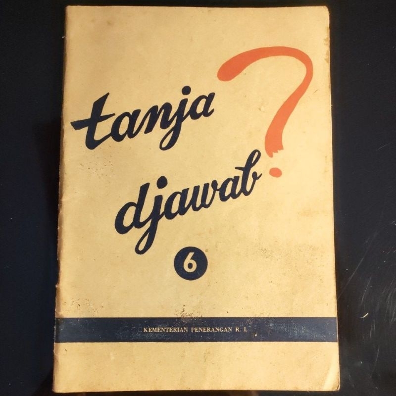 Buku Kementerian Penerangan RI 1957 TANYA JAWAB