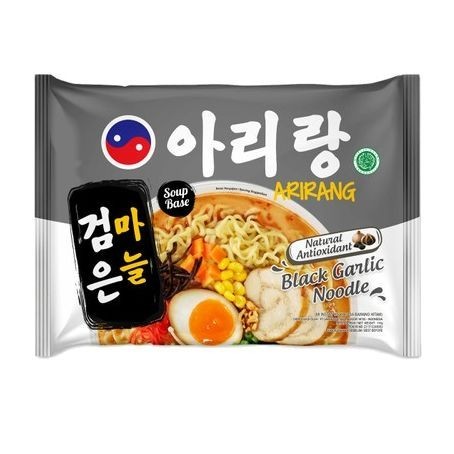 

Arirang Black Garlic Noodle /Mi Instan Kuah Rasa Bawang Hitam 105gr