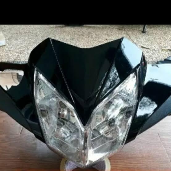 Batok Totok Kepala Setir Stir Set Depan Belakang + Lampu Honda Supra X 125 Batman 2007 2008 2009 201