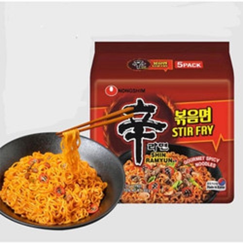 

Nongshim Shin Ramyun Stir Fry Spicy Noodle Multi Pack 131gr@5pcs 655gr