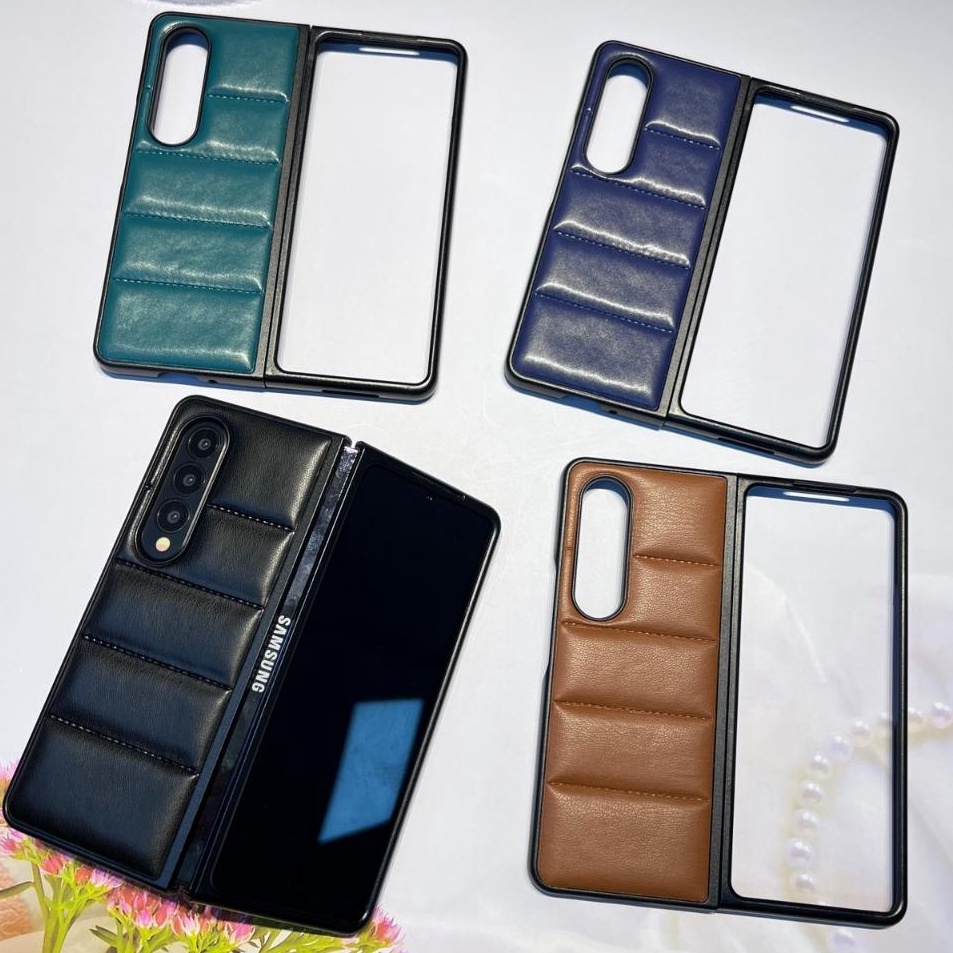 Hud CASE LEATER BUBLE Z Samsung Z Flip 5 Samsung Z Fold 5Samsung Z FliP 3Samsung Z Flip 4Samsung Z F
