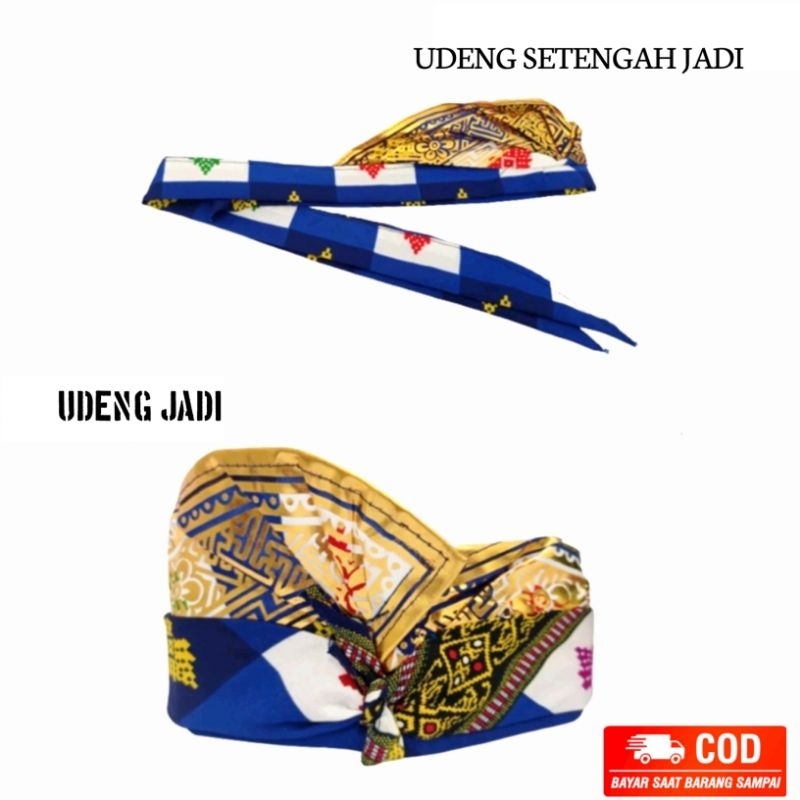 UDENG BALI JADI PRADA - UDENG BALI SETENGAH JADI PRADA WARNA BIRU