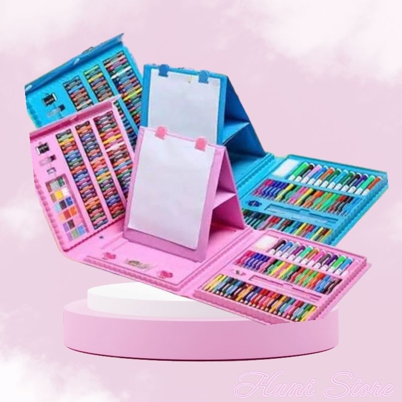 

Crayon Set 208pcs / Krayon Mewarnai Anak 208pcs / Pensil Warna Set 208pcs