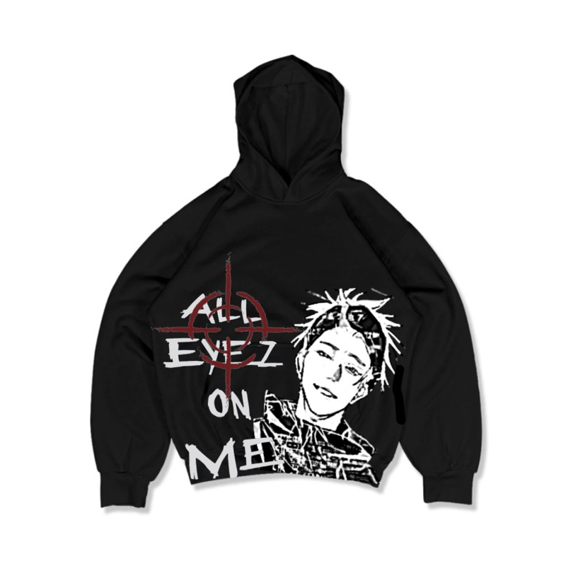 GNART Hoodie Boxy Gojo All Eyes On me JJK Version
