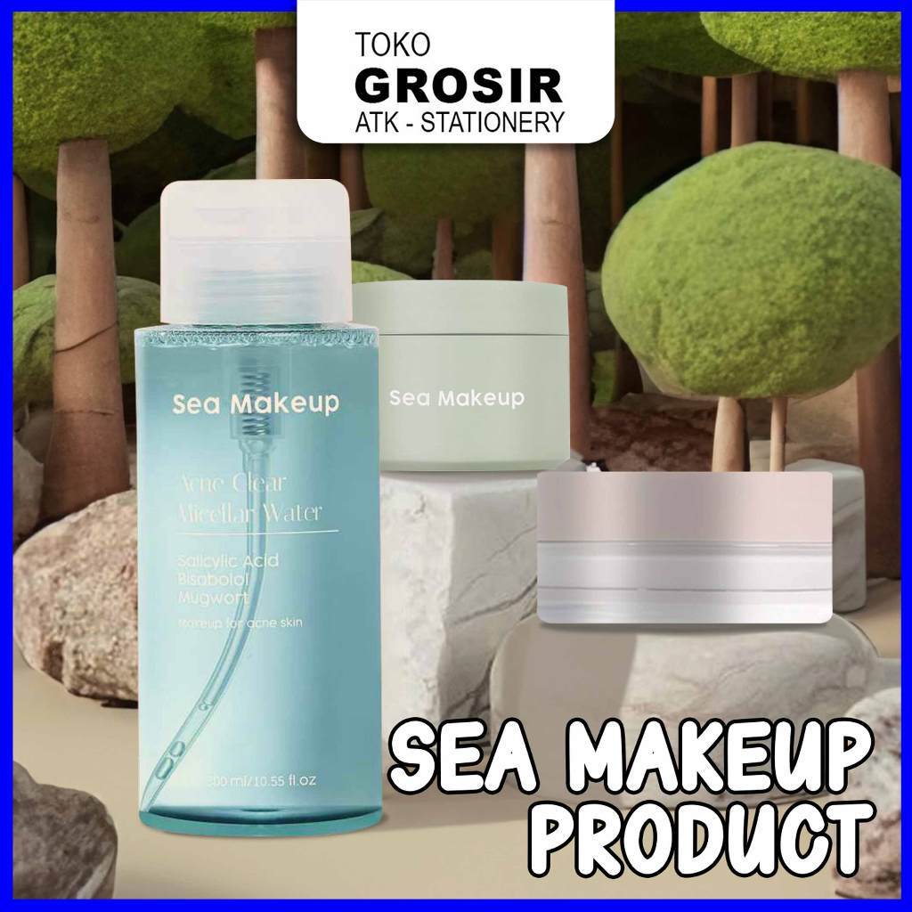 SEA MAKE UP Skincare Wajah / Skincare Merk Sea Make Up agar wajah tampil glowy belia dan jelita