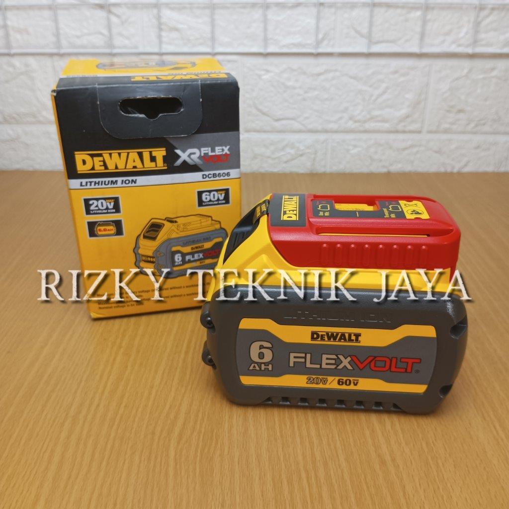 BATERAI BATTERY DEWALT 60V 6.0 AH DCB606 FLEXVOLT DEWALT DCB 606