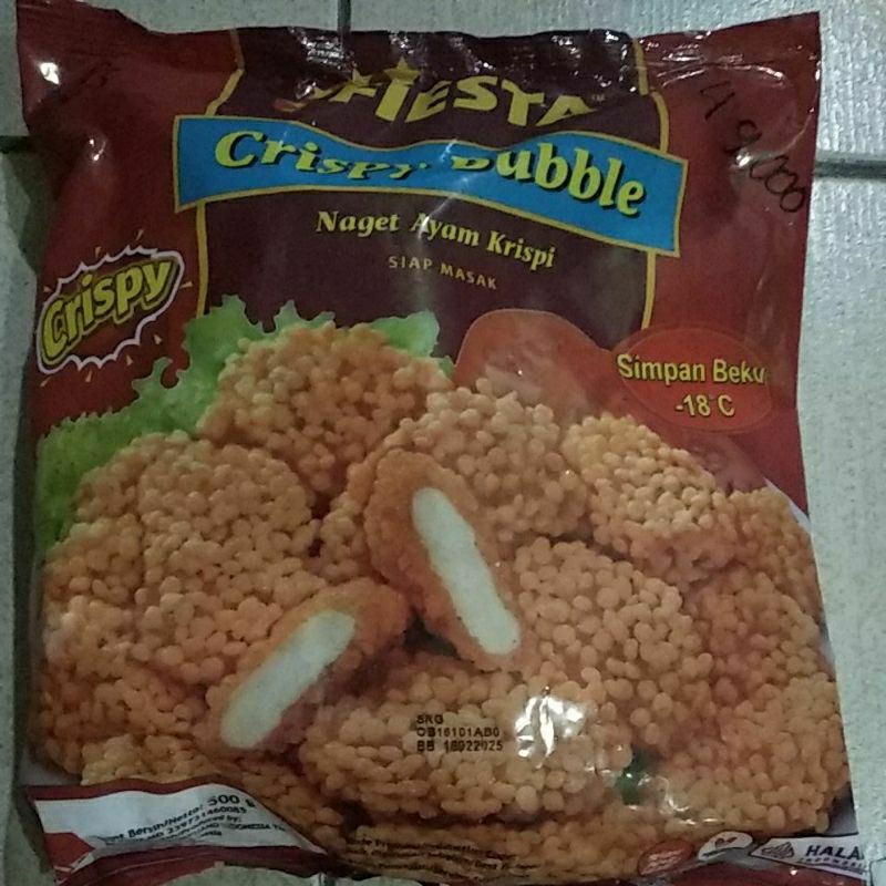 

Fiesta Nugget Crispy bubble 500gr