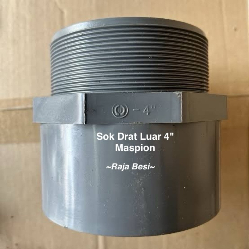 Sok Drat Luar 4 inch Maspion Valve Socket Fitting 4 dim