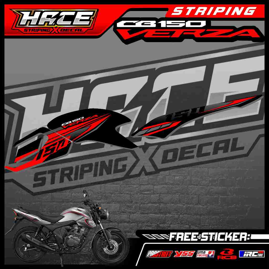 367 STRIPING STICKER CB 150 VERZA - STRIPING STICKER CB 150 VERZA PREMIUM GRAFIK