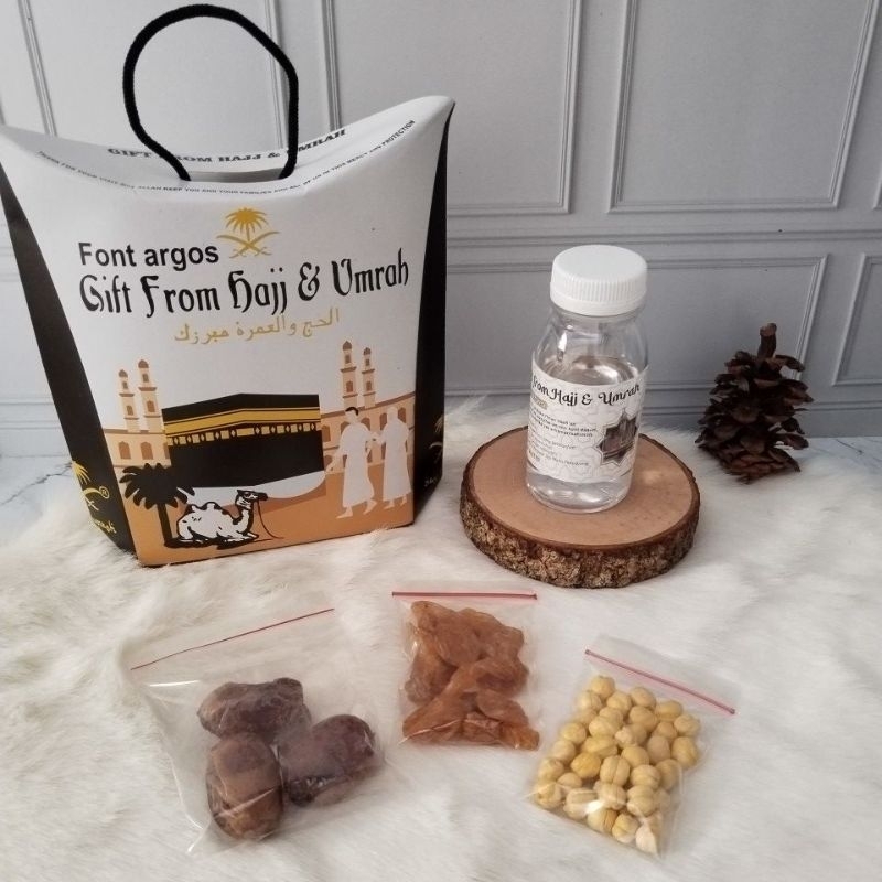 

Paket Oleh-Oleh Haji dan Umroh ( PAKET HEMAT ) Murah/Paket dus tenteng/Tali Hampers Makanan paket D