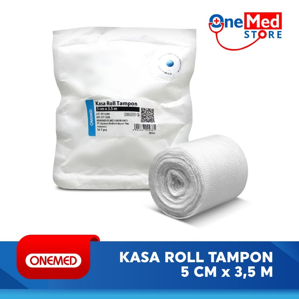Kasa Roll Tampon Steril 5 cm x 3.5 m Onemed OM
