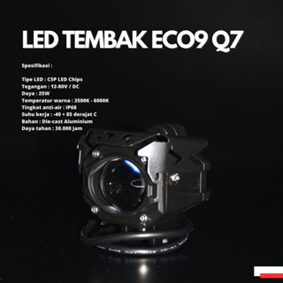 Led Tembak ECO9 Q series Luminos | LAMPU TEMBAK LUMINOS Q1 Q2 Q5 Q6 Q7 Q8 Q9 | LAMPU TEMBAK SQL 3 MA