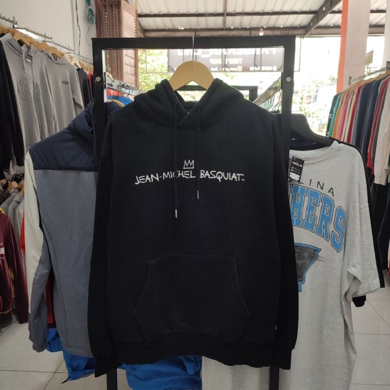 Hoodie jmb ajax backprint hitam second