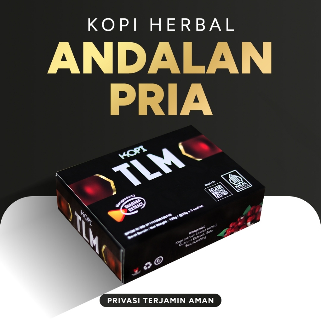 

Kopi TLM Kopi Kuat Andalan Pria Tambah Stamina & Tahan Lama