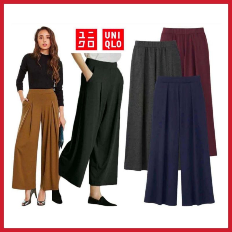 Celana Panjang Wanita Branded Import  Kulot Model Rok Celana UNQ