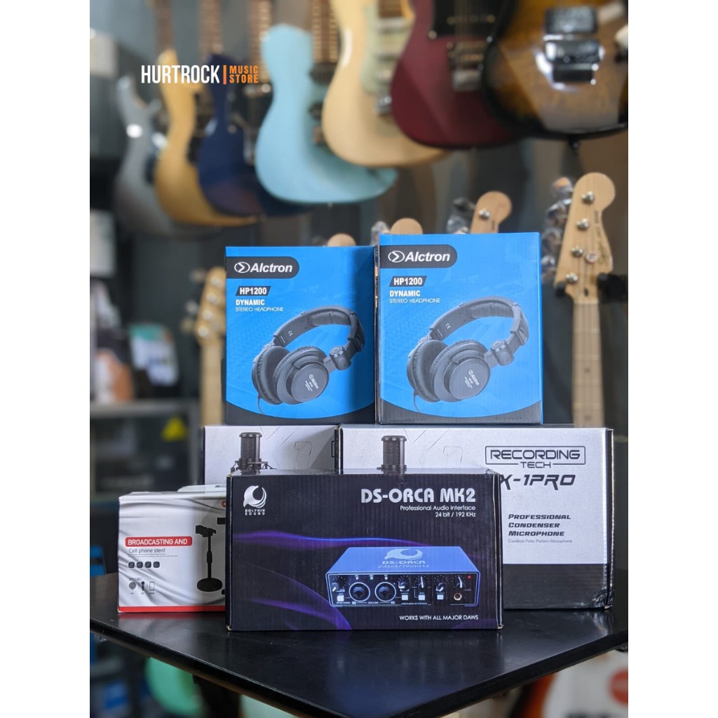 Paket podcast DS ORCA + X 1PRO + HP 1200 untuk dua orang