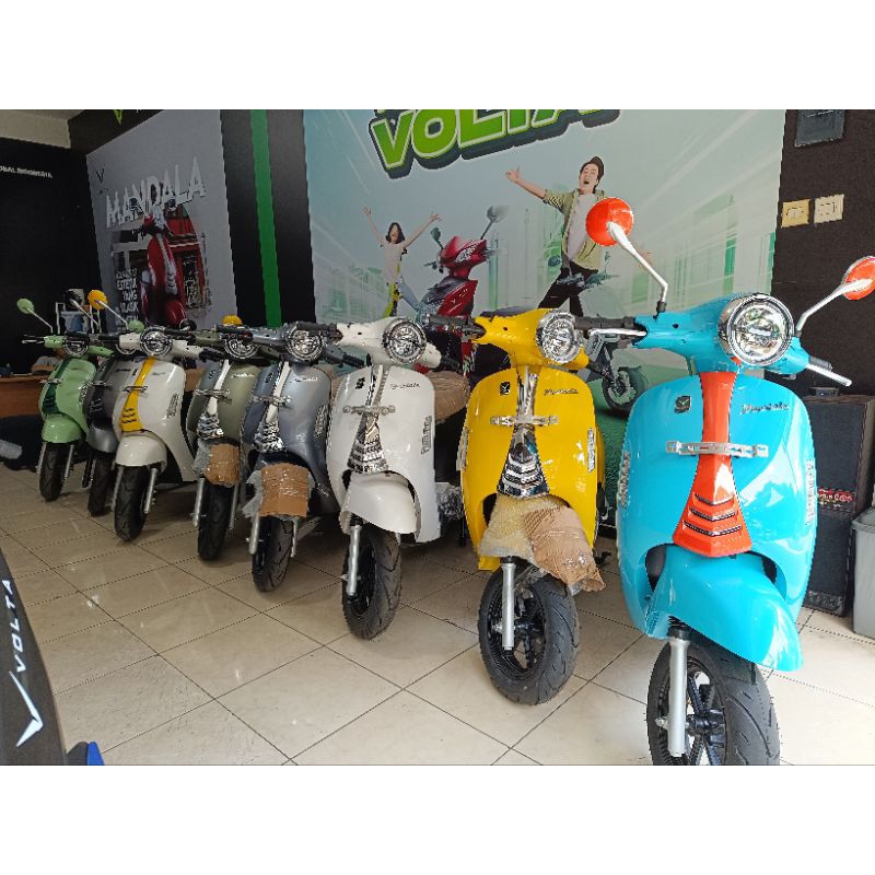 motor listrik volta mandala paket 2 baterai