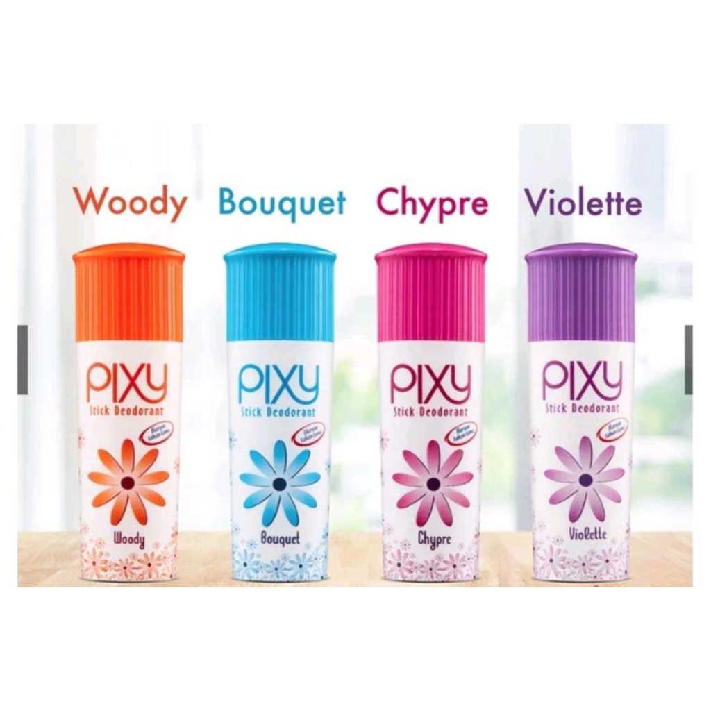 Pixy Stick Deodorant Violette 34 Gr UNGU PINK BIRU ORANGE
