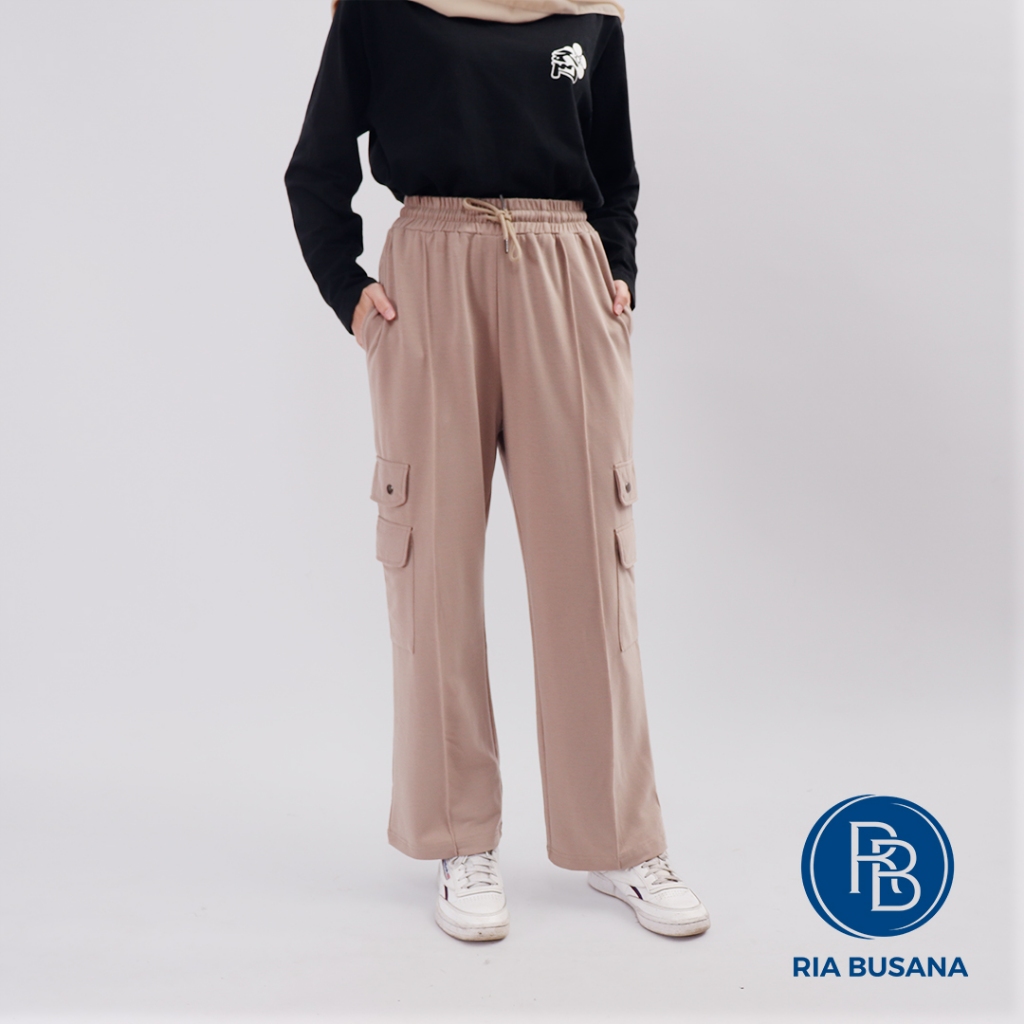 Ria Busana - M&B - Celana Cargo Wanita Art. 173