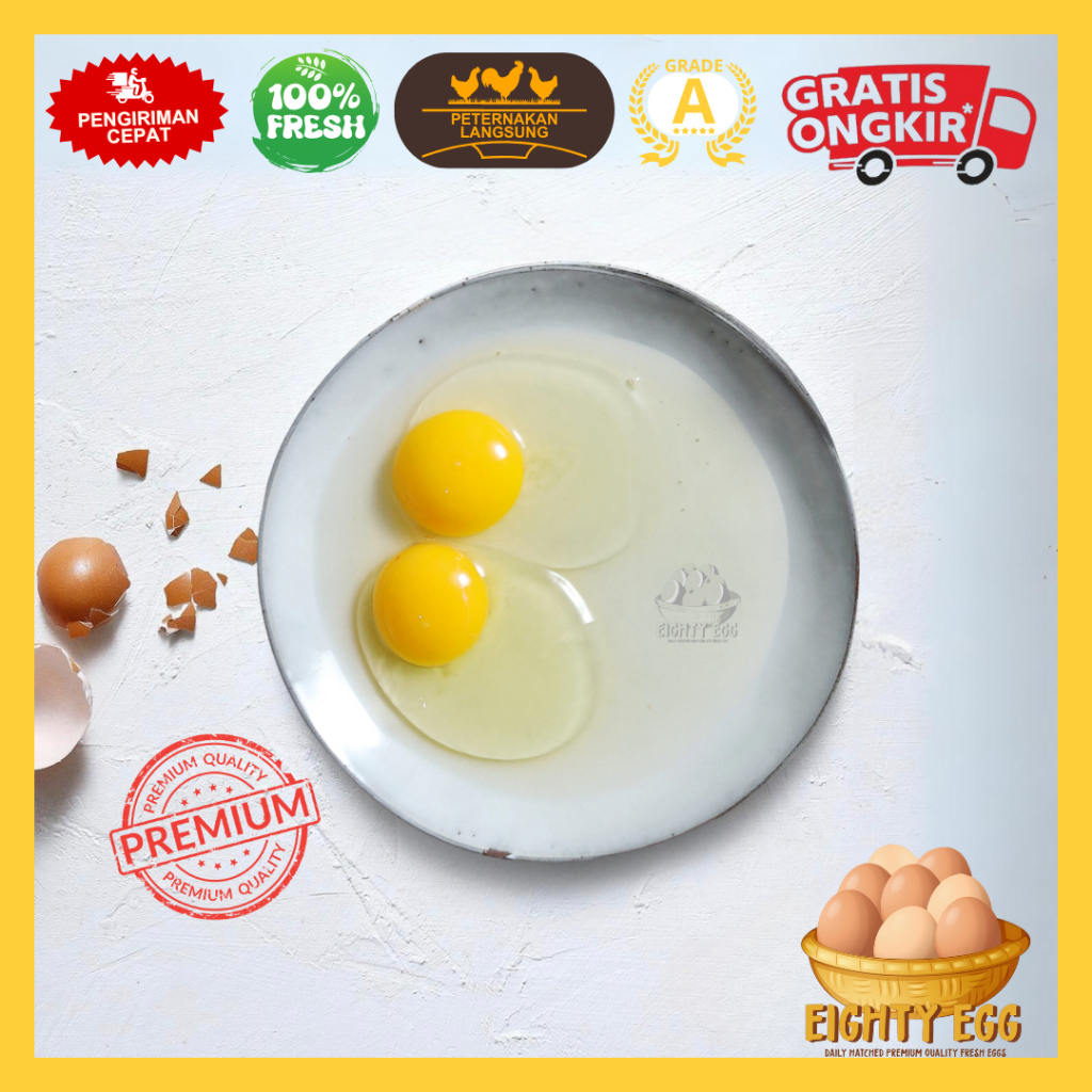 

RB Telur Ayam Negeri PREMIUM - 10 Pcs Grade A Fresh Bersih Kualitas Terbaik