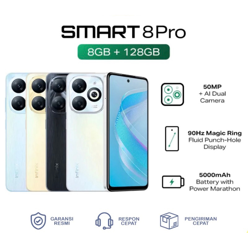 Infinix smart 8 pro ram 8+8