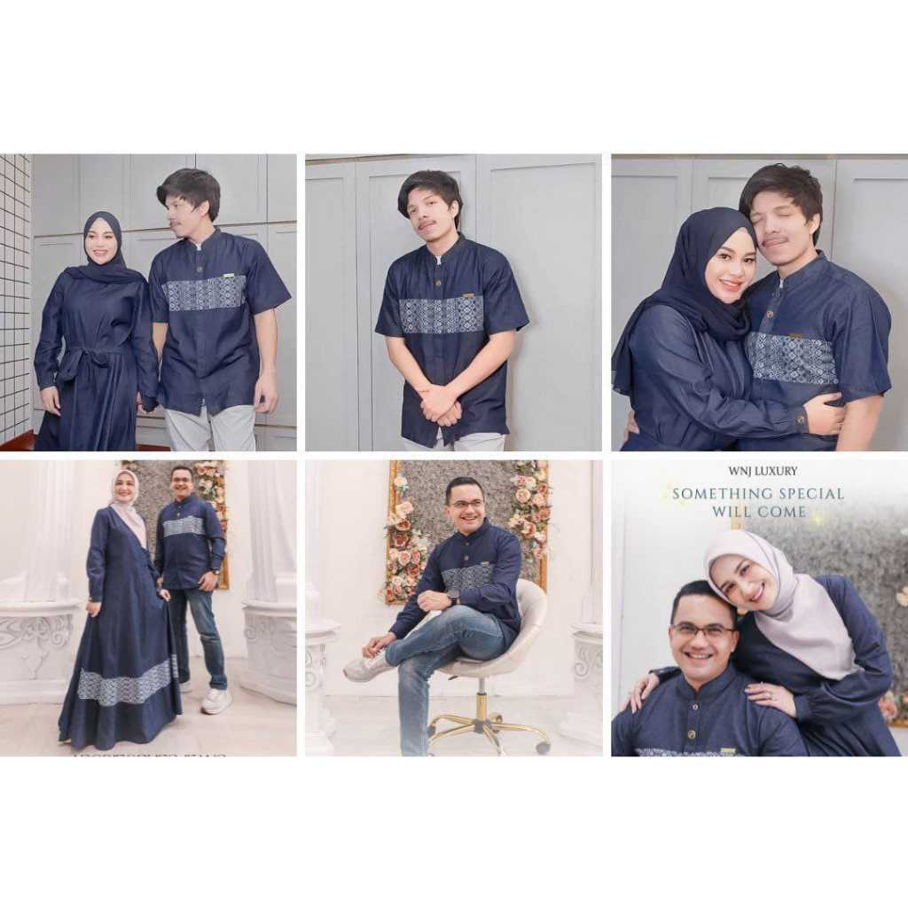 Sarimbit Couple Apodiformes Jeans by WNJ Luxury Bahan Soft Jeans