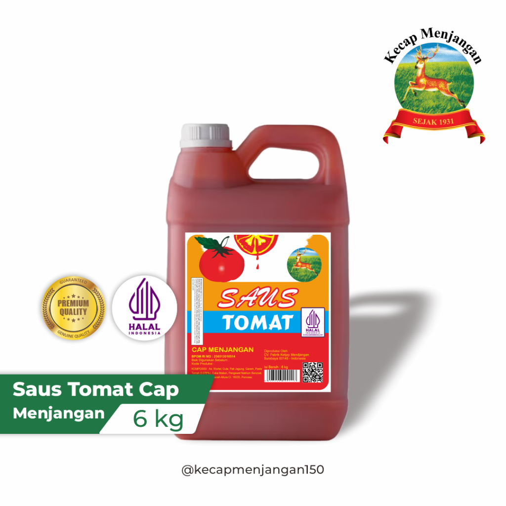 Saus Tomat Cap Menjangan - 6kg