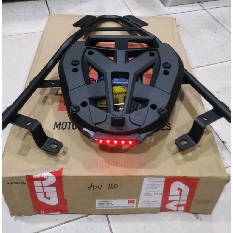 BREKET BRACKET BOX GIVI ADV 160 ADV 150 ORIGINAL 100% SRV SRX WITH STOPLAMP