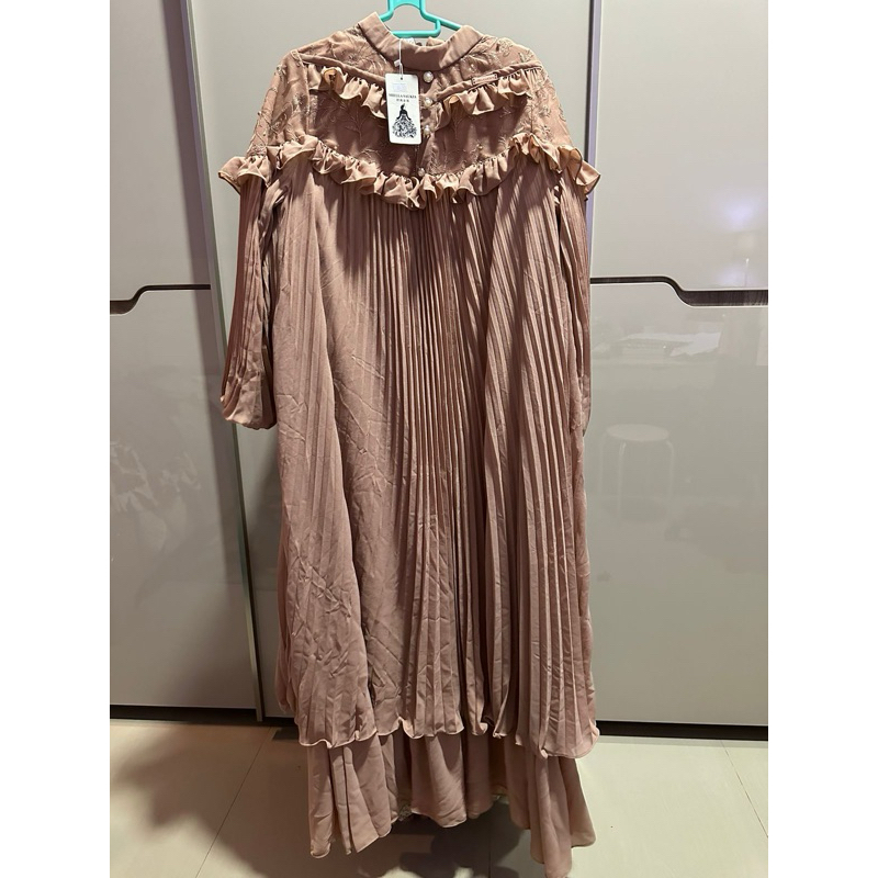 Dress brand shella saukia wrna brown