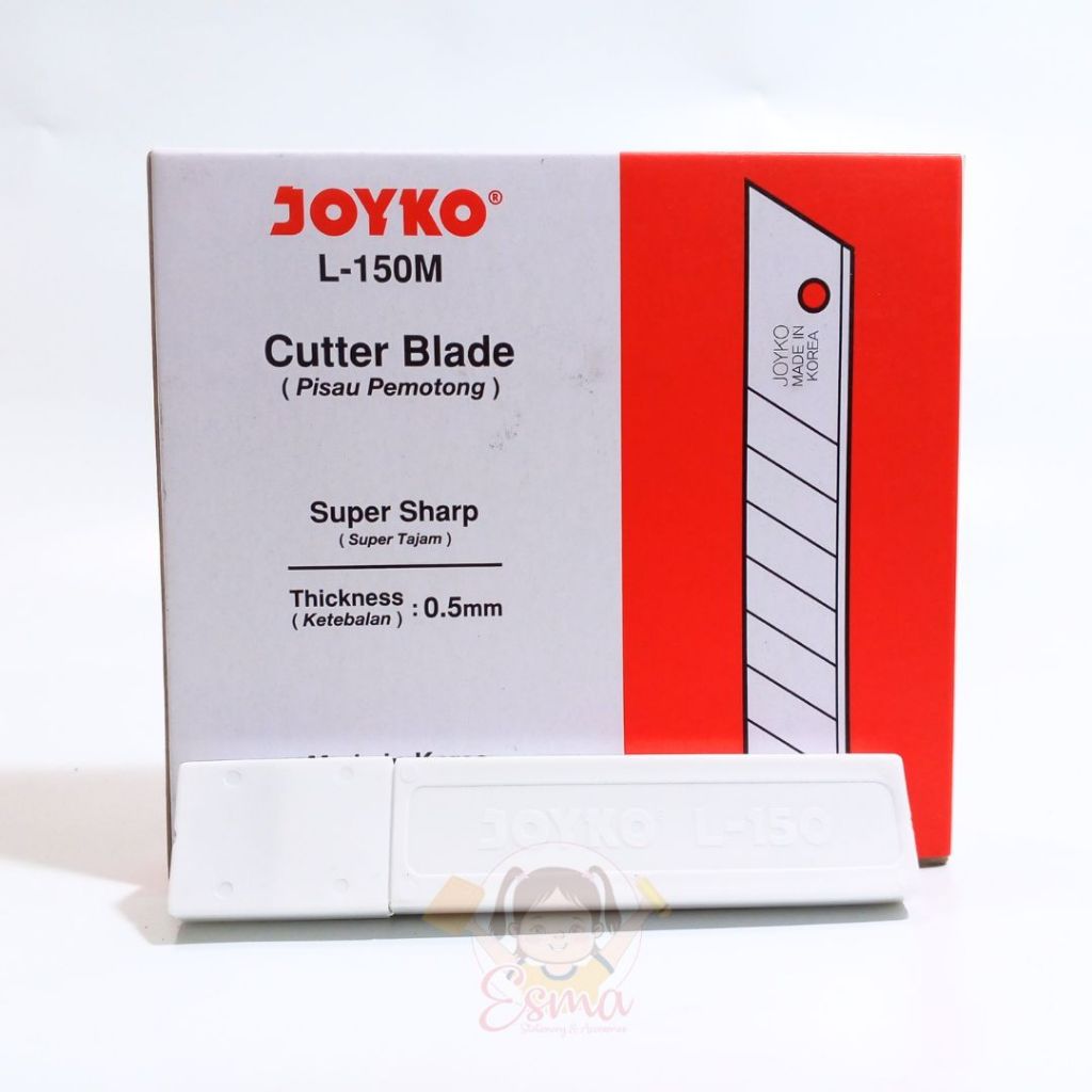 

Cutter Blade Refill Isi Pisau Pemotong Joyko L-150 1 Tube 5 Pcs