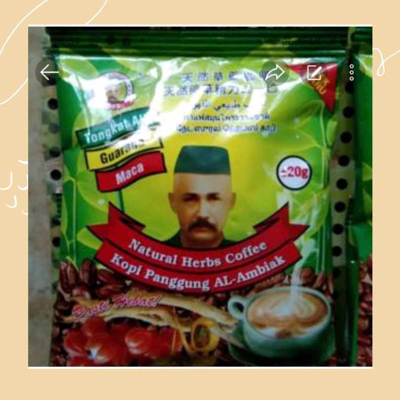 

Herbal Kopi Panggung cap Kopiah