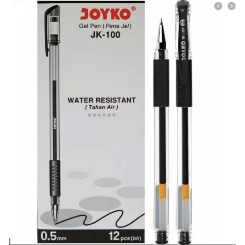

(PCS)Pulpen Gel / Gel Pen Joyko JK 100 / JK 100 NT
