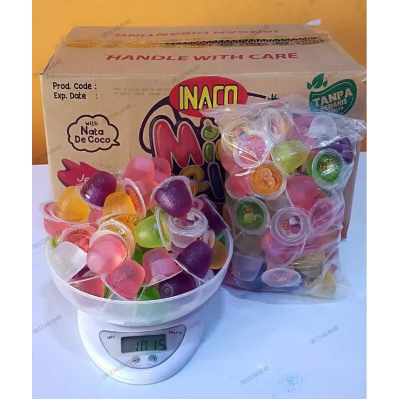

˖۪✿hafcasnack✿˖۪ JELLY INACO MIX FRUIT 1KG