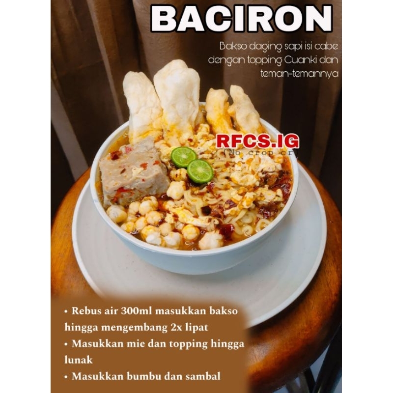 

RFCS BAKSO CUANKI MERCON BACIRON