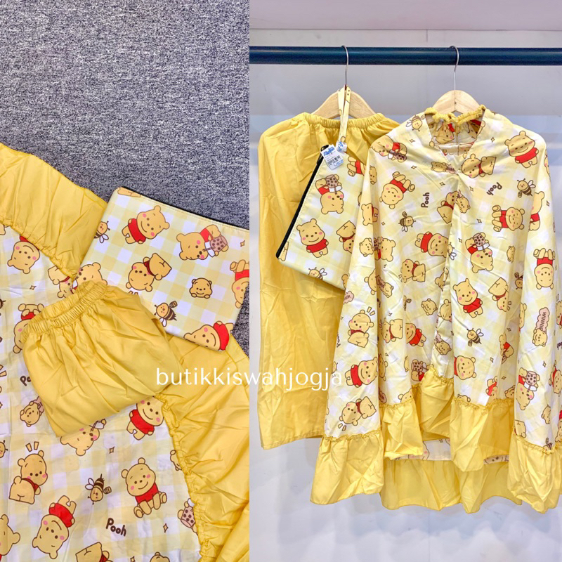 Mukena Anak 3-5 Tahun Karakter Lucu Bahan Rayon Free Tas butikkiswahjogja