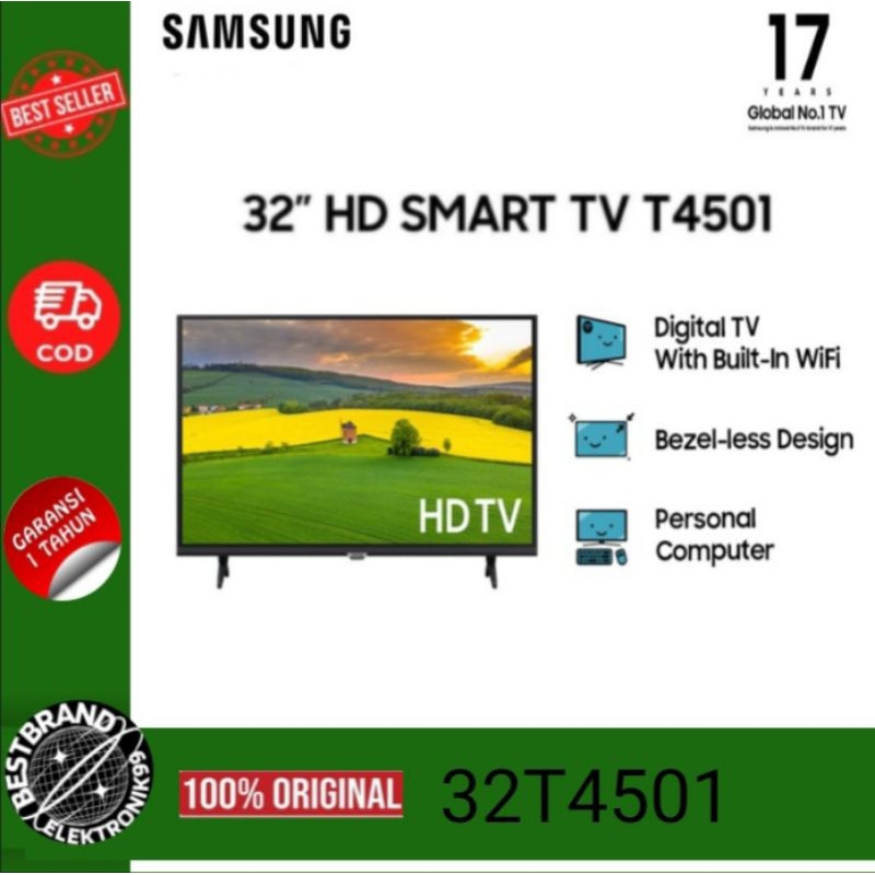 SAMSUNG 32 INCH HD SMART TV UA32T4501 32T4501