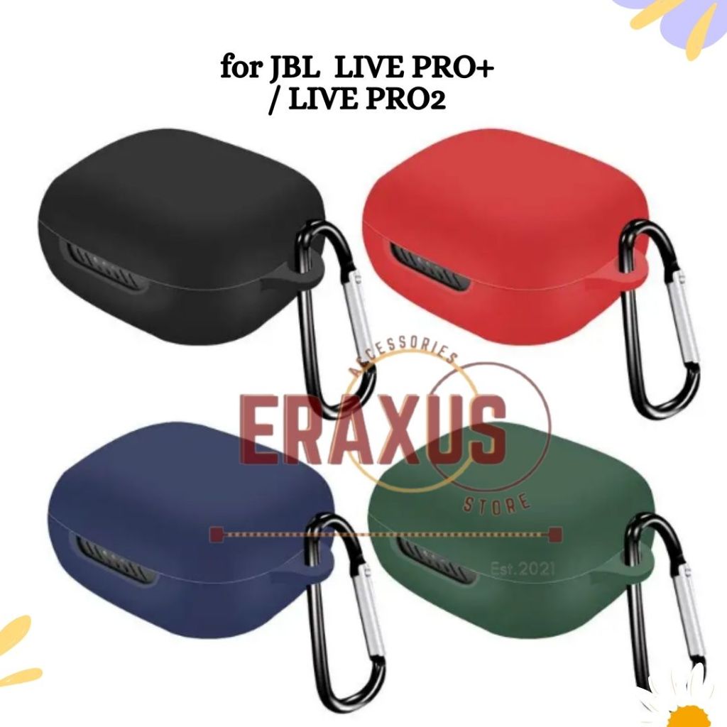 [Eraxus] Case JBL Live Pro 2 / JBL Live Pro Plus Pelindung Earphone Premium Soft Silicone Protective