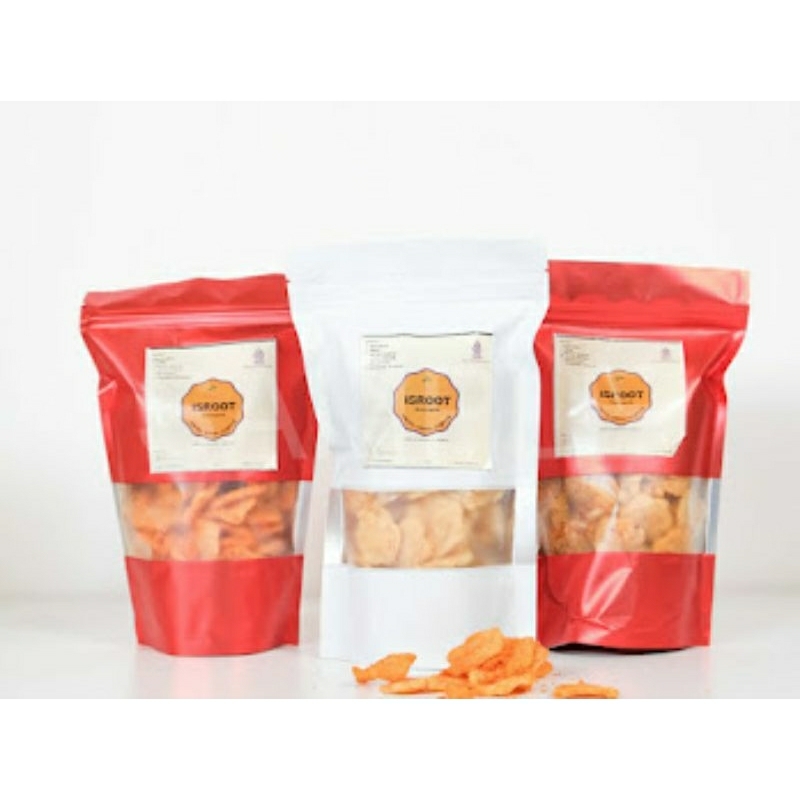 

kripik singkong isroot not keripik pedas